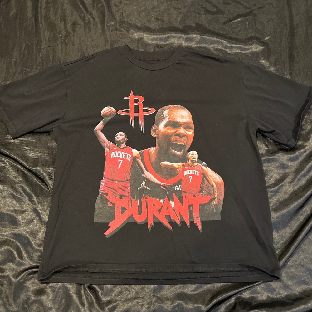 Basketball KD Houston rockets oversized graphic shirt